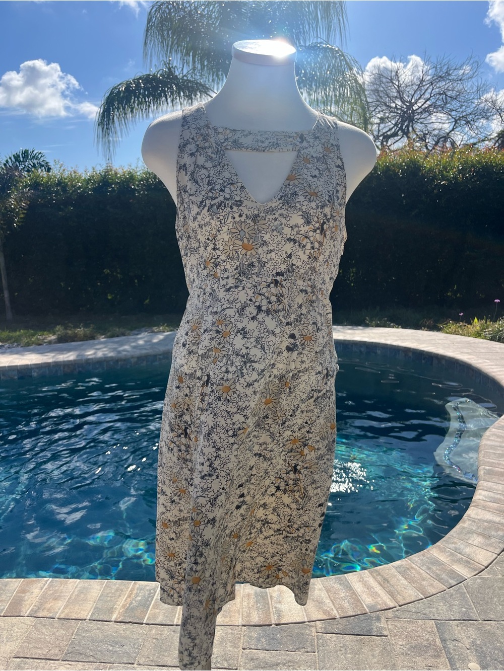Anthro Moulinette Soeurs Dress Floral Accents - Picture 3 of 11